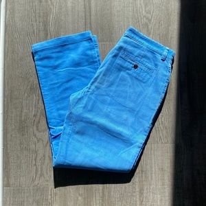 32x30 Vineyard Vines Carolina Blue Club Corduroy Pants